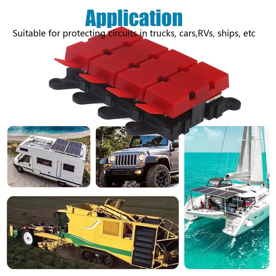 3Way MIDI/AMI Fuse Holder Block Power Distribution Module for Marine ...