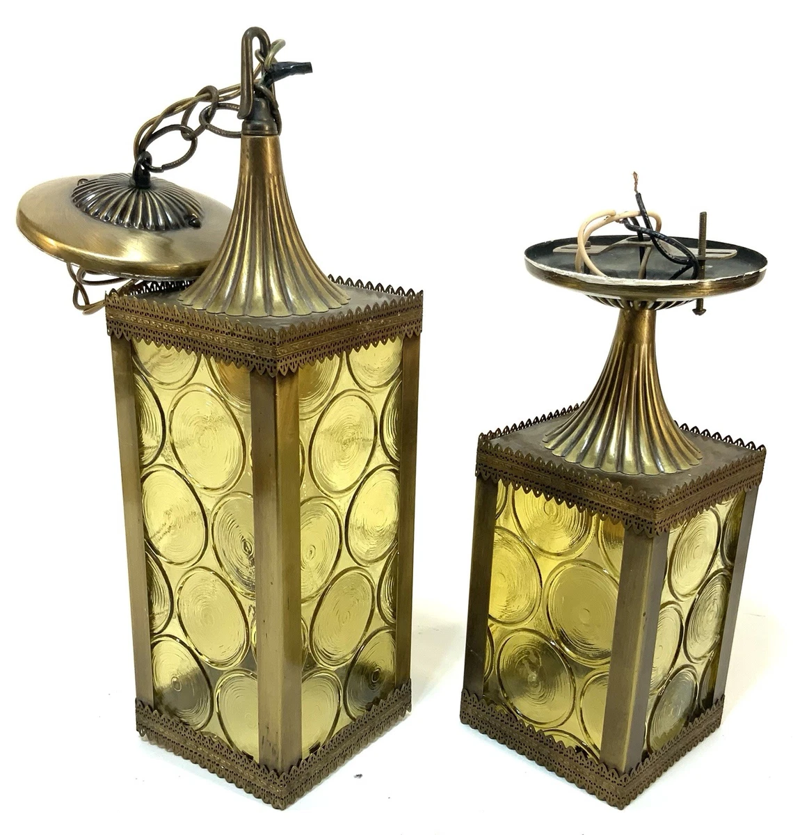 amber glass chandelier products for sale | eBay