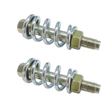 2 PCS Exhaust Bolt and Spring, Automotive Premium Grade Exhaust Spring Screw