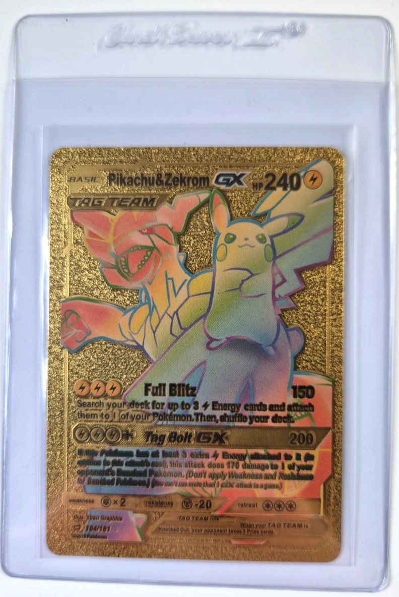 Pikachu & Zekrom GX 184/181 Sm-Team Up for sale | eBay Pikachu & Zekrom GX 184/181 Sm-Team Up for sale | eBay