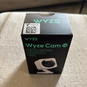 Wyze Cam v4 -2.5K Color Night Vision Indoor/Outdoor WiFi. Alexa & Hey Google