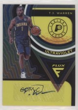 2020-21 Panini Flux Ultraviolet Signatures TJ Warren #UV-TJW Auto 0q0