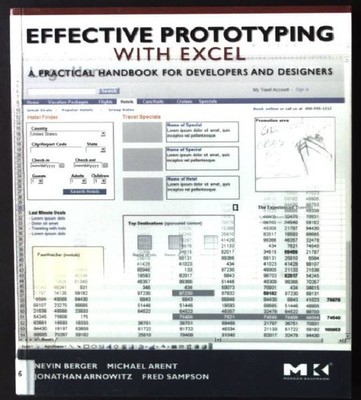 Effective Prototyping with Excel: A Practical Handbook for Developers and Design