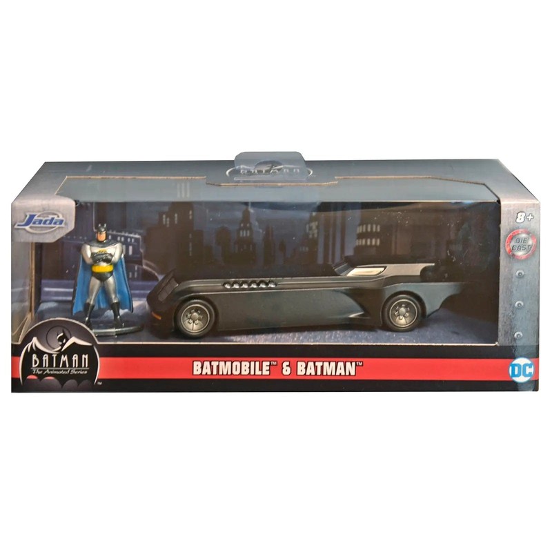 Batman Figure Batmobile Vehicle Set Die-Cast 1:32 Scale DC Justice League