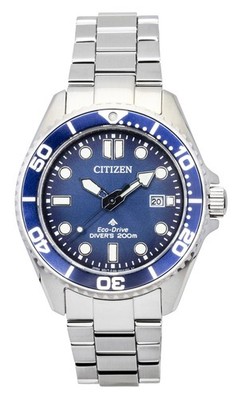 Citizen Promaster Dive Blue Dial Eco-Drive 200M Men's Watch BN0260-54L