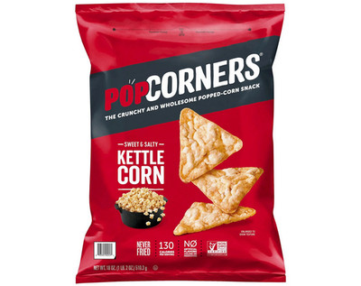 PopCorners Kettle Corn Sweet & Salty Snack 18oz Bag   Gluten Free