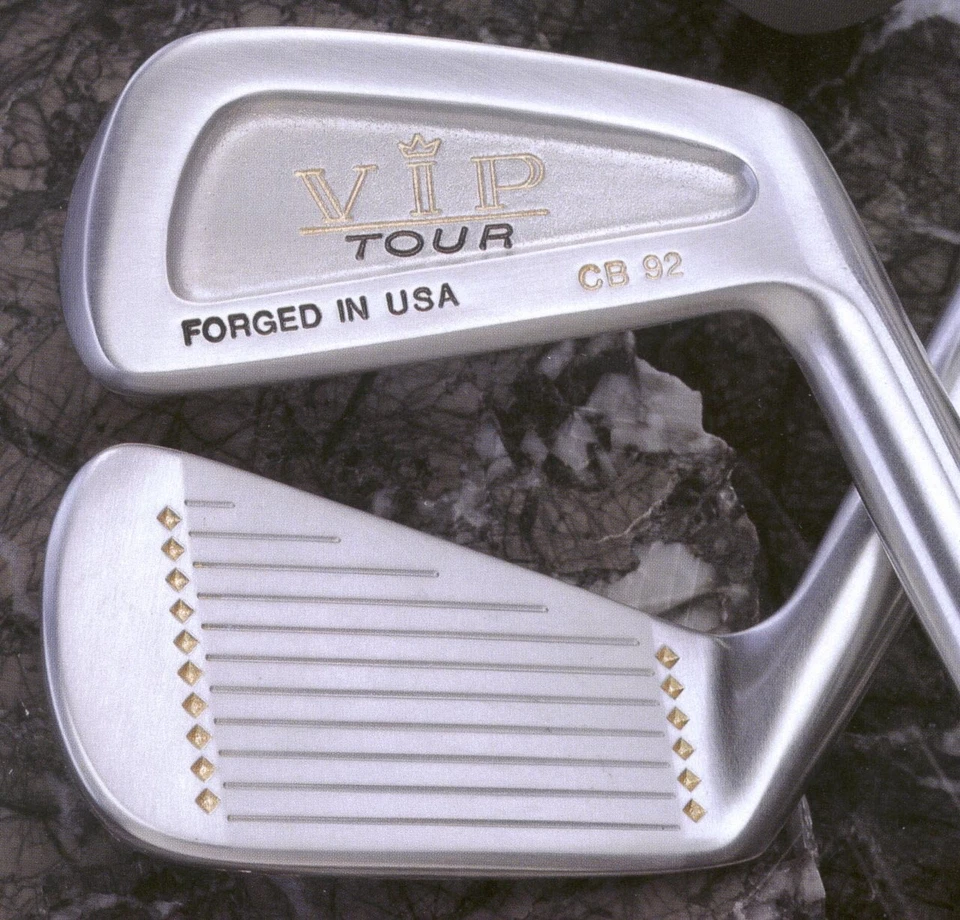 g4 NOS Pre92 MacGregor VIP TOUR CB 92 FORGED USA IRONS 3-PW (8 irons) Steel RH-R - Image 3 of 4