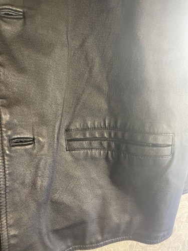 Gianni Valente Vintage Leather Jacket Large - Picture 2 of 6