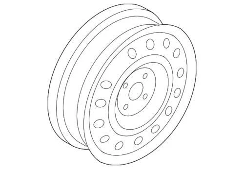Genuine GM Wheel Steel 96961270