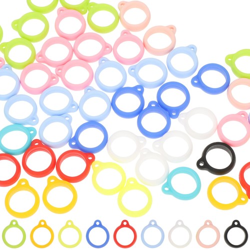 50 Pcs Phone Tether Anti-loss Silicone Ring Man Chain Lost Lanyard Strap - Photo 8/12
