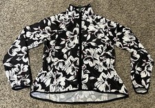 Lauren Ralph Lauren Active Full Zip Windbreaker Jacket Women's Small Floral