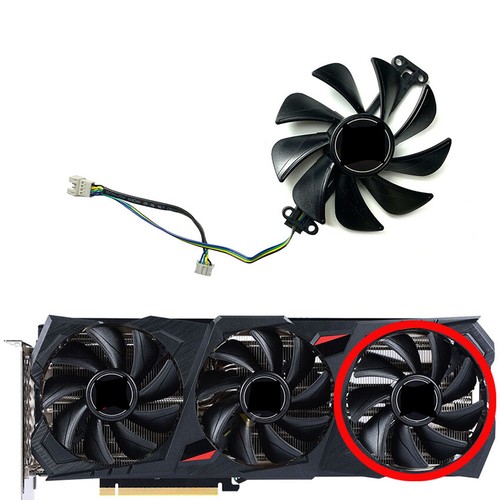 Ventilateur refroidisseur carte graphique pour chasseur de vent GAINWARD/Plusoft RTX4070 4070ti 4070tiS - Photo 9/10