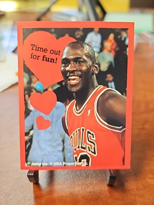 【希少】 マイケルジョーダン　バレンタインカード MICHAEL JORDAN, EXTREMELY RARE '90 JUMP INC. VALENTINES CARD,