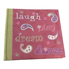 New View Pink Felt Photo Album Love Play Dream Dance 160 4x6 Photos