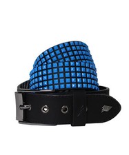 Devoid Studded Leather Belt Black - Lowlife