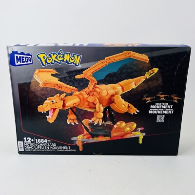 Mega Construx Pokemon HMW05 Motion Charizard 1664pcs Sealed