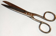 NEW ACME HOT FORGED 6" SCISSORS NICKEL PLATED GREAT FOR PAPER MADE IN GERMANY
