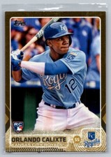 2015 Topps Update  Orlando Calixte Gold Parallel /2015 RC #US331 Royals