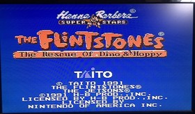 The Flintstones: The Rescue of Dino & Hoppy (Nintendo NES) CIB Tested