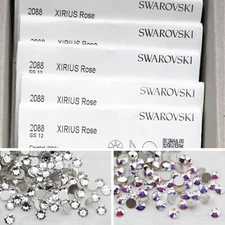 Swarovski (144pcs) FlatBack Crystal Nails Decoration Rhinestone #2058/2088