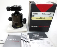 Induro DM23 Ballhead Professional Tripod Head Heavy Duty Quick Release Plate 