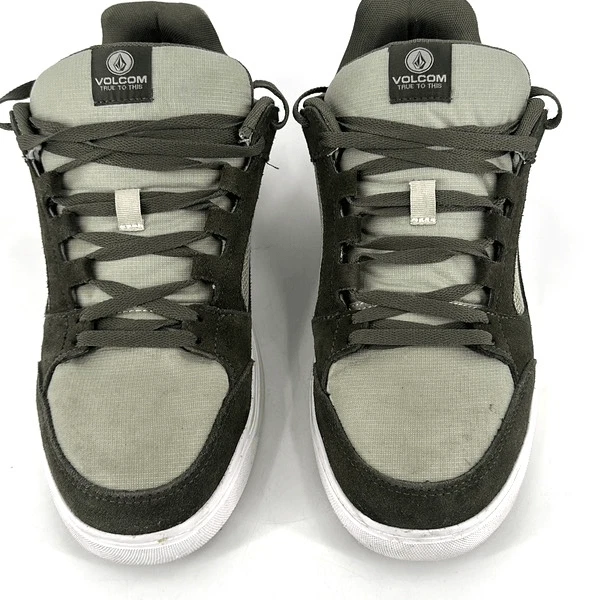 Volcom Evolve 男式复合鞋头工作安全低帮运动鞋橄榄色 13M 码 — 第 2/4 张图片