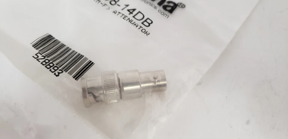 ATENUADOR POMONA 4108-14DB BNC, SELLADO, NUEVO EN CAJA Foto 2 de 3