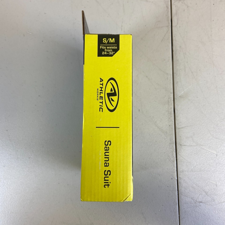 Athletic Works Sauna Suit Size Sweat Suit S/M Fits Waists from 2432