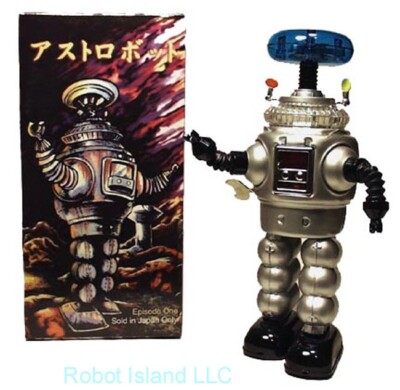 Lost in Space Robot Tin Toy Windup YM-3 Silver Edition