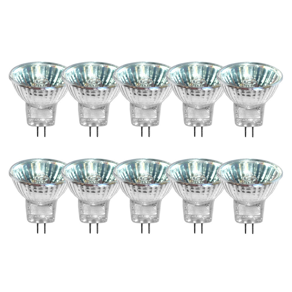 6 Ampoules Halogènes MR11 GU4 10W 12V - Dimmable Blanc Chaud 2800K