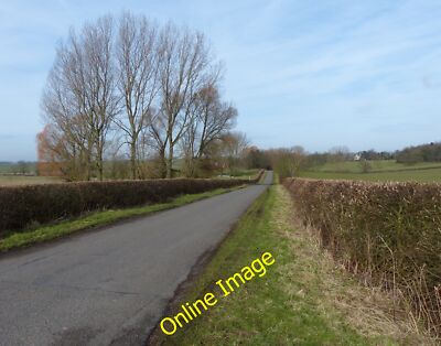 Photo 6x4 Lane to Carlton Curlieu Hidden among the trees, to the right of c2013