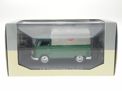 VW T1b plataforma Pickup verde 1958 coche en miniatura Atlas 1/43 - Imagen 4 de 4