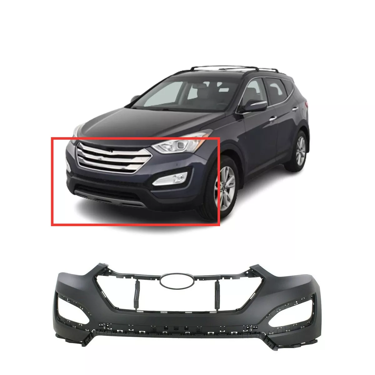 2013 hyundai santa fe front bumper deals