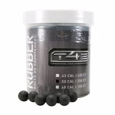Umarex T4E 50 Cal Rubber Paintball - Pack of 250 (2292150)