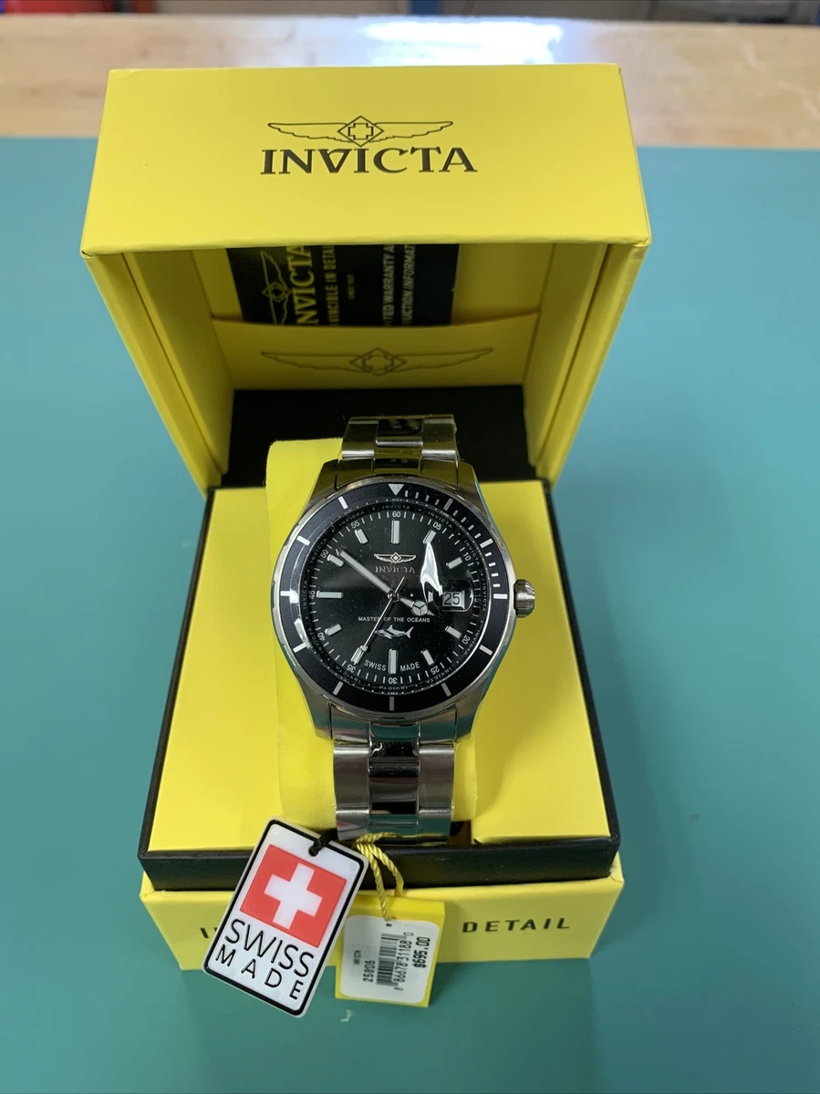 Invicta 25806 Pro Diver 44mm Swiss Made Men s Watch.NEW.Black Dial