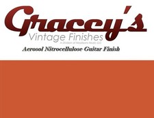 -Coral Pink- Gracey's Vintage Finishes Nitrocellulose Guitar Lacquer Aerosol.