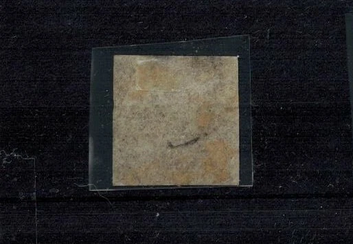 Newfoundland Issues 1862-1864 MOG F/VF SG 16 1d Chocolate Brown CV L350 - Image 2 of 2