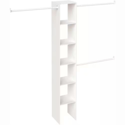 ClosetMaid Organizer System 12'' W Wood Custom White