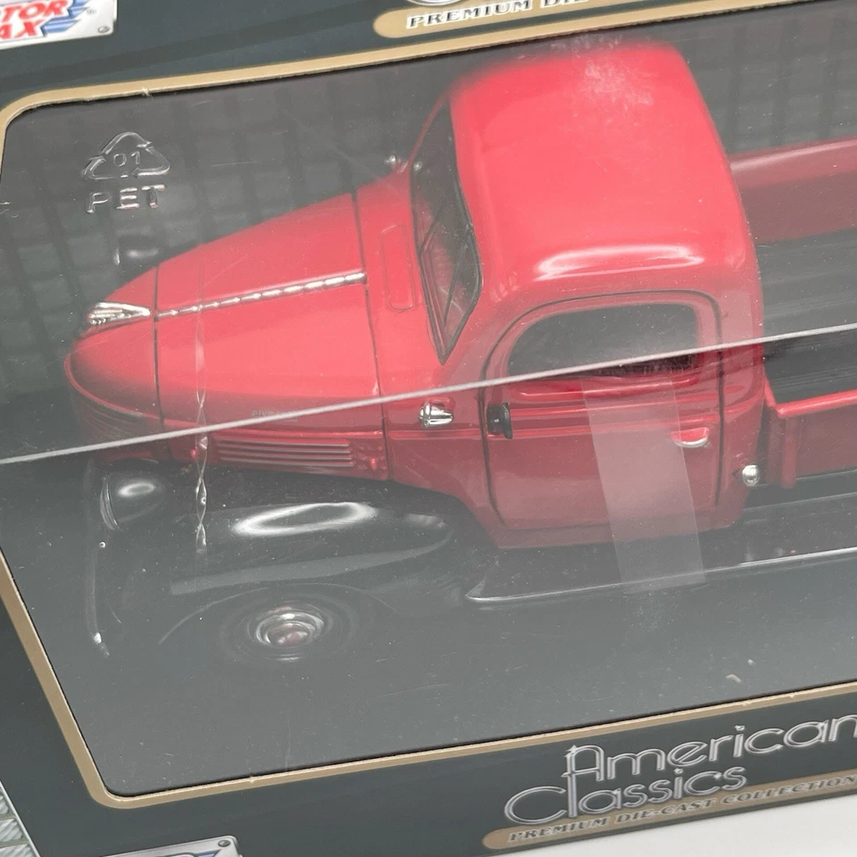Camioneta Motor Max American Classics 1941 escala 1:24 Plymouth metal fundido a presión NUEVA Foto 2 de 4