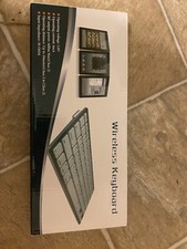 Sparin Wireless White Keyboard For iPad Or Phone