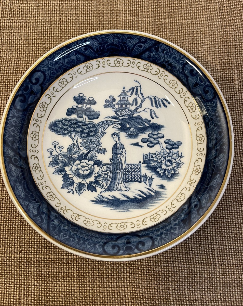 NIKKO DOUBLE PHOENIX IRONSTONE 14枚　昭和レトロ Blue Willow Double Phoenix Nikko Ironstone Dinner Plate 10 1/2