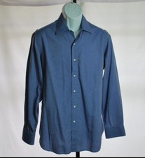 Bertini Blue Dress Shirt Men's