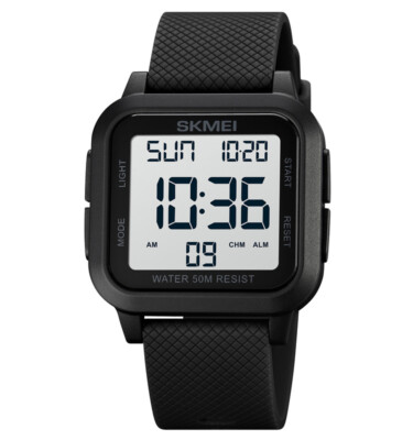 HERREN SKMEI 1894 Multifunktions Wasserdicht Digital Sportuhr Stoppuhr Timer NEU