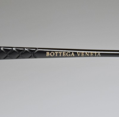 BOTTEGA VENETA NWT $550 BV0074S 002 BLACK BROWN CAT EYE 