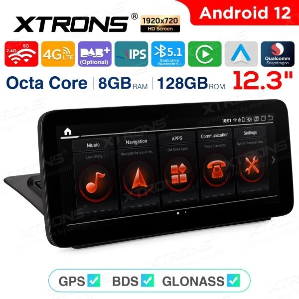 CARTABLET ANDROID 12 Per Audi A4 2009-2016 A5 2008-2016  12.3" Android 8GB+128GB - Immagine 4 di 4