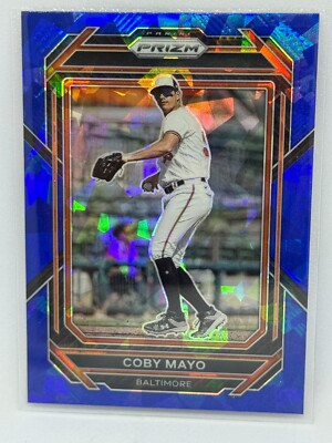 Coby Mayo Blue Ice Prizm 2023 Panini Prizm Baseball # 163