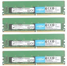 Crucial 32GB 4X8GB 2666MHz DDR4 PC4-21300 ECC Registered Memory Ram CT8G4RFS8266