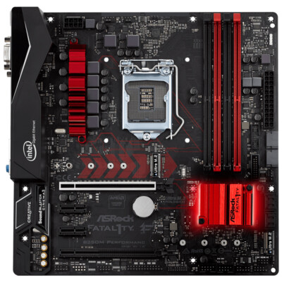 For Asrock Fatal1ty B250m Performance LGA1151 DDR4 Micro-ATX Motherboard