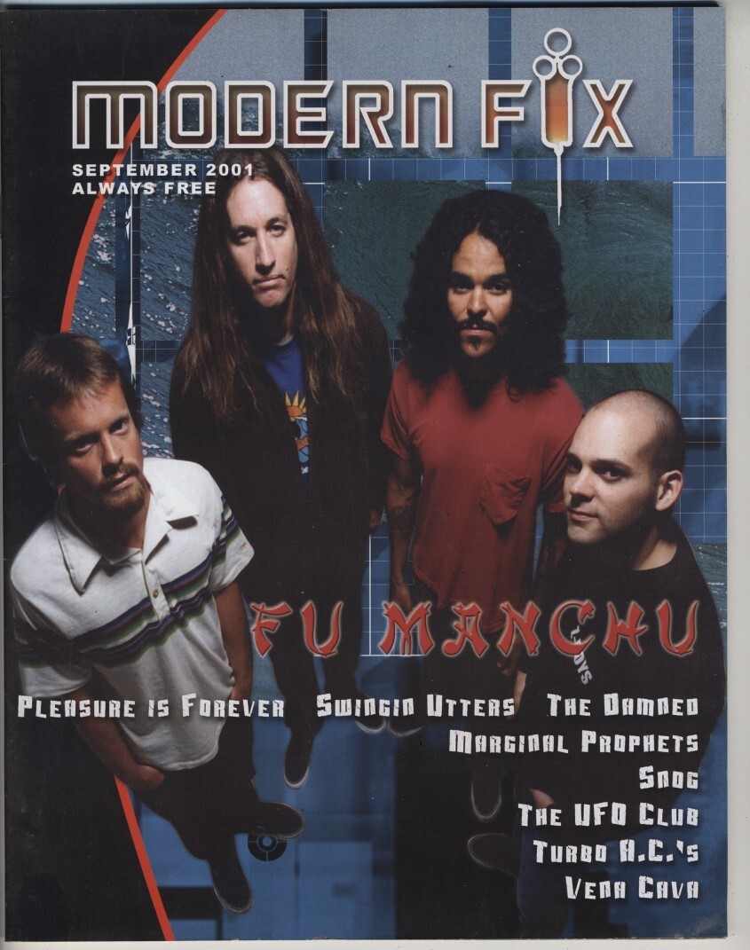 MODERN FIX Magazine Sep/01; Fu Manchu, The Damned, Marginal Prophets | eBay