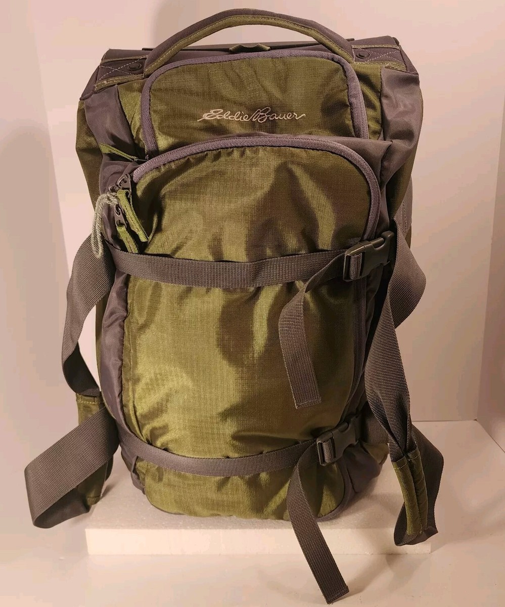 ★eddie bauer★ミリタリーボストンバッグ カーキグリーン 大容量 ☆eddie bauer☆ミリタリーボストンバッグ カーキグリーン 大容量